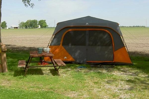 Camping at Casey KOA