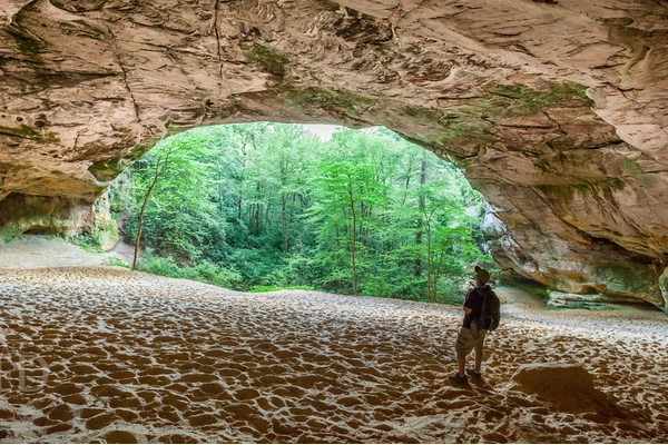 Inside Gap Cave at Cumberland Gap