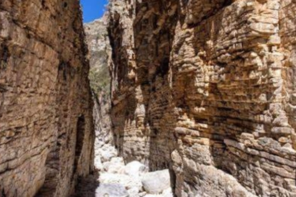 Devil’s Hall Trail natural staircase
