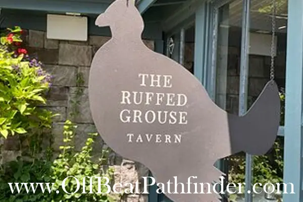 Interior of The Ruffed Grouse Tavern (270 Main St, Highlands, NC)