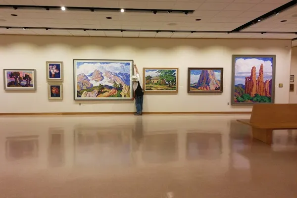 Artwork at Birger Sandzén Memorial Gallery