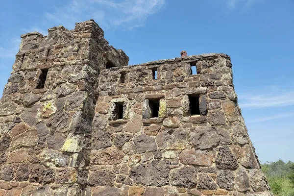 View from Coronado Heights castle-like lookout