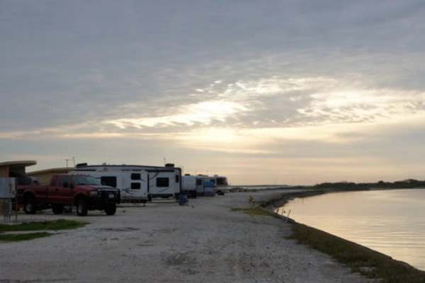 Camping at Goose Island State Park near Rockport
