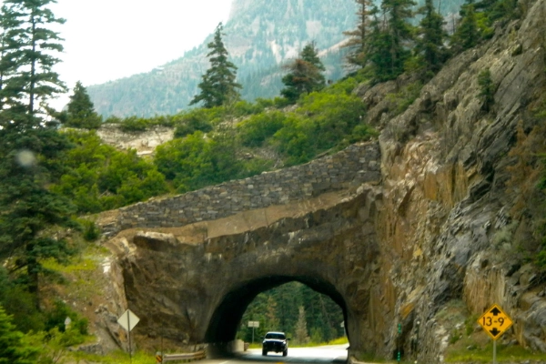 Million Dollar Highway scenic drive near Silverton