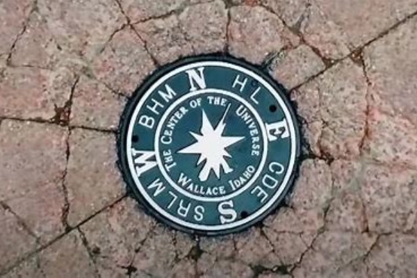 Center of the Universe Manhole Cover