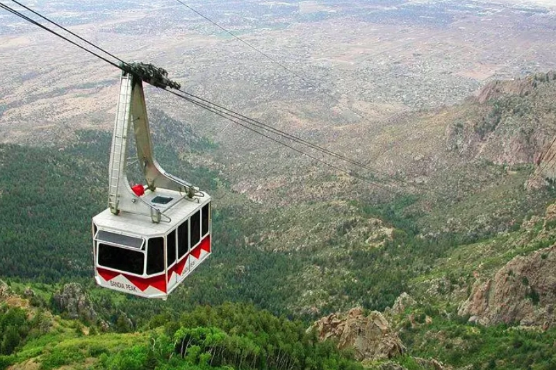 A scenic view of Albuquerque, New Mexico