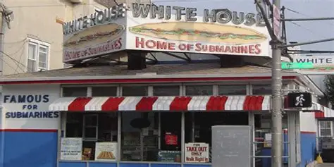 An iconic Italian hoagie from the White House Sub Shop