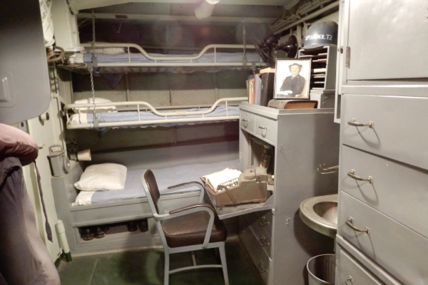 The USS Kidd destroyer, now a veterans museum