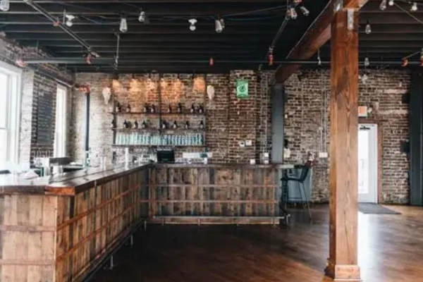 The hidden entrance to The Upstairs at Avondale speakeasy