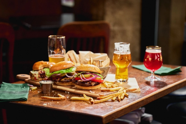 An elk burger from Bittercreek Alehouse