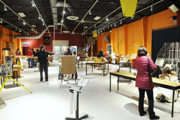 A hands-on exhibit at the Discovery Center of Idaho