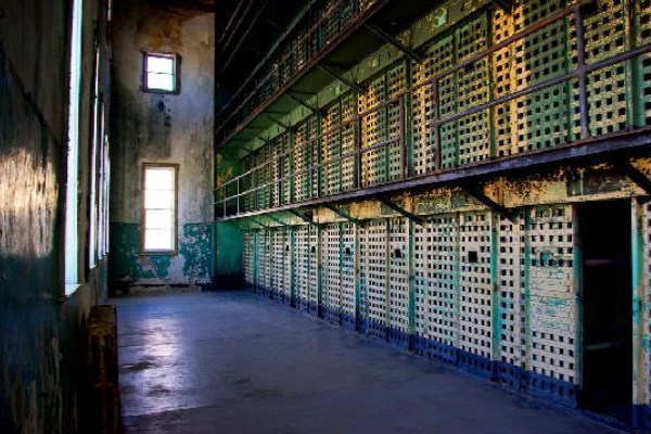 The historic cellblocks of the Old Idaho Penitentiary