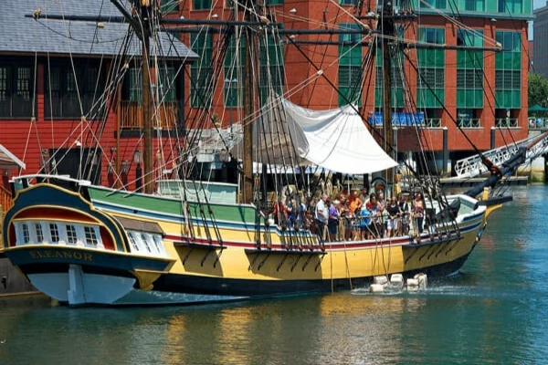Replica ships at the Boston Tea Party Ships & Museum