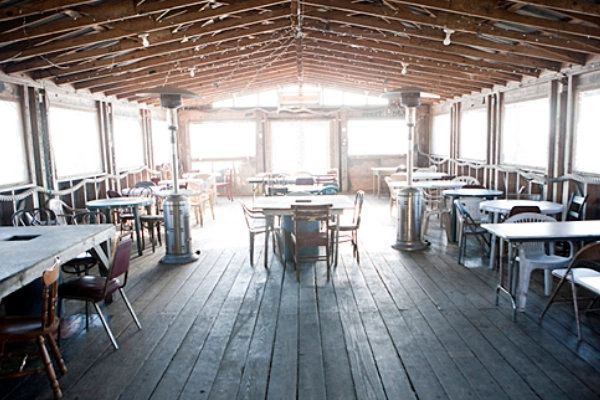 A lowcountry boil at Bowens Island Restaurant
