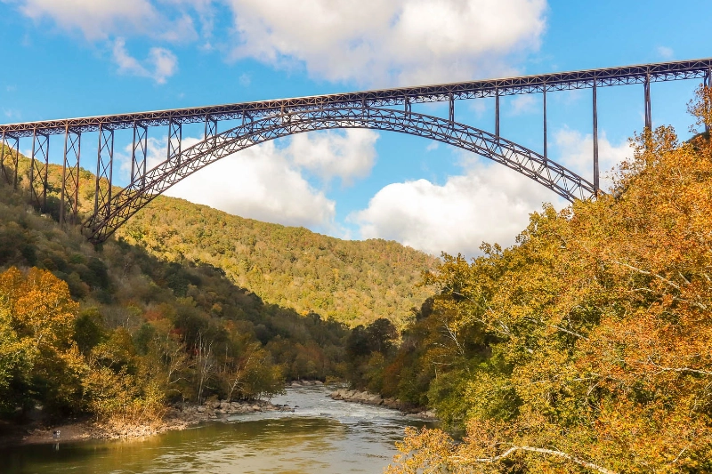 A scenic view of Charleston, West Virginia