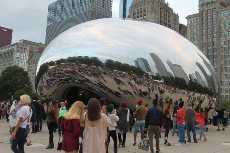 A scenic view of Chicago, Illinois