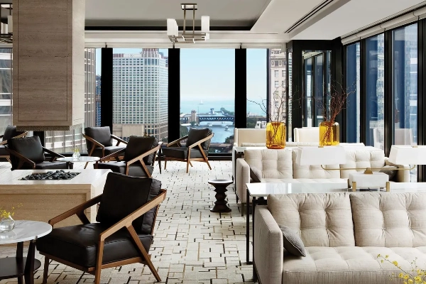 Luxury room with a view at The Langham, Chicago