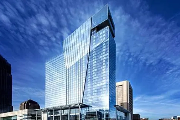 A luxurious room with a view at The Ritz-Carlton Cleveland
