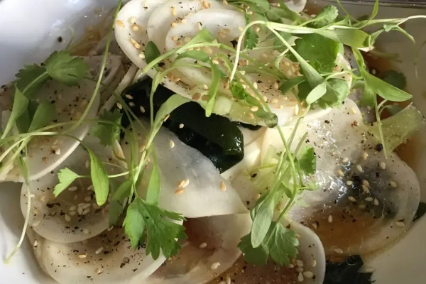 A wood-fired dish from Acorn restaurant in the RiNo district
