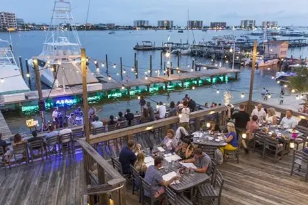 The hidden tiki hut at Boshamps Seafood & Oyster House