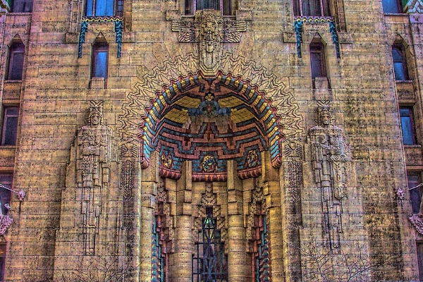 The stunning Art Deco interior of the Guardian Building