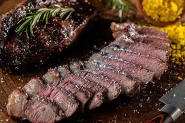 A classic ribeye steak at Cattlemen’s Steakhouse