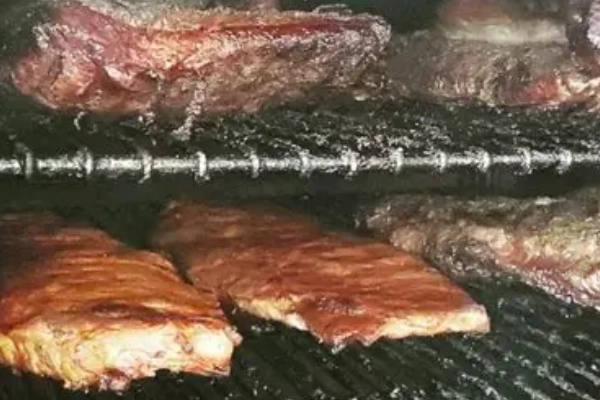 A plate of pulled pork from Husk BBQ