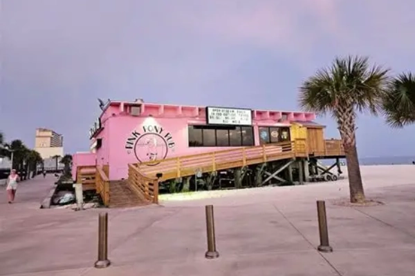 The hidden tiki bar at the Pink Pony Pub