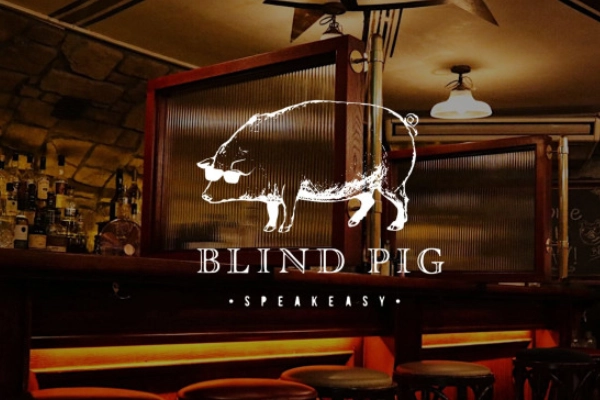 The hidden, industrial-style Blind Pig Speakeasy