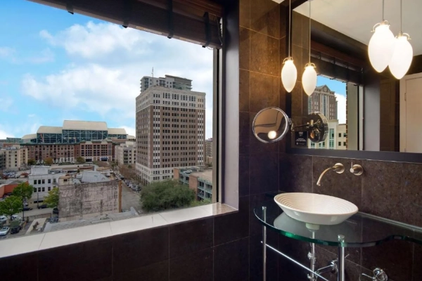 A room with historic charm at The Sam Houston hotel