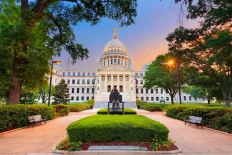 A scenic view of Jackson, Mississippi