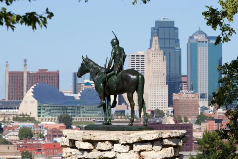 A scenic view of Kansas City, Missouri