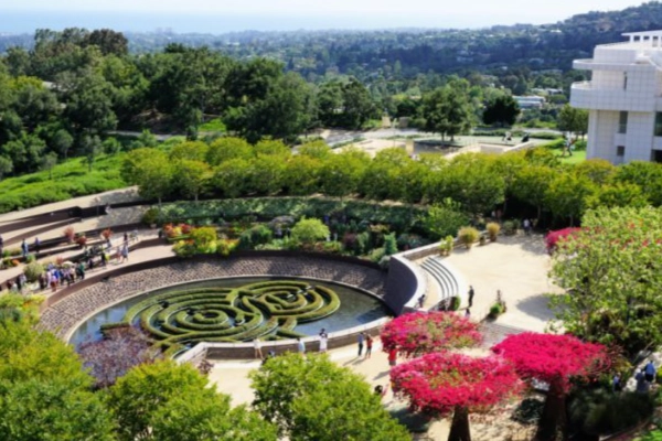 The stone labyrinth at the Peace Awareness Labyrinth & Gardens