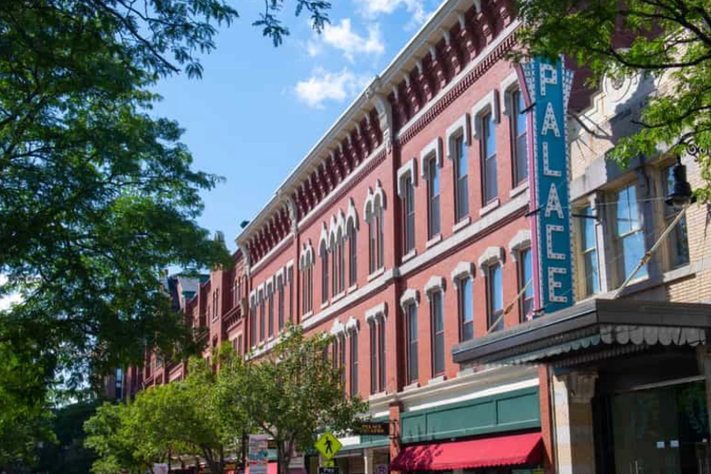A scenic view of Manchester, New Hampshine