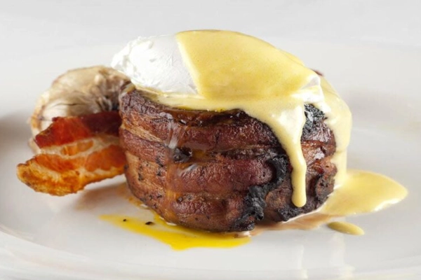A plate of filet mignon from Hanover Street Chophouse