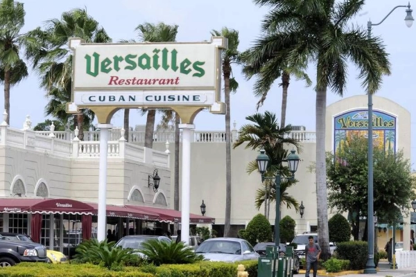 An iconic Cuban sandwich from Versailles restaurant
