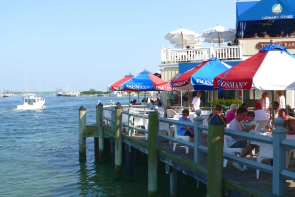 A bowl of clam chowder from Gosman’s Dock
