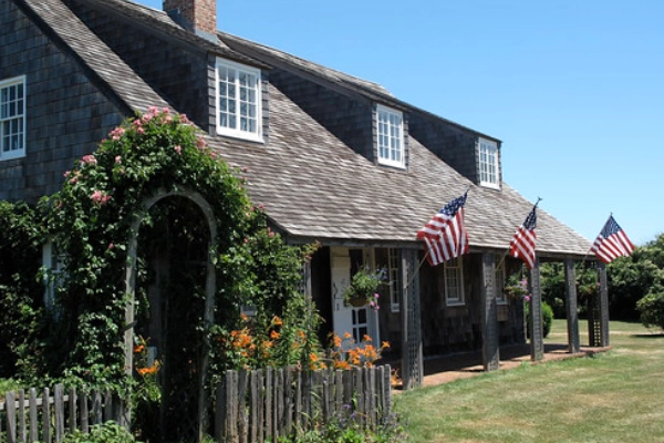 The historic Second House Museum in Montauk