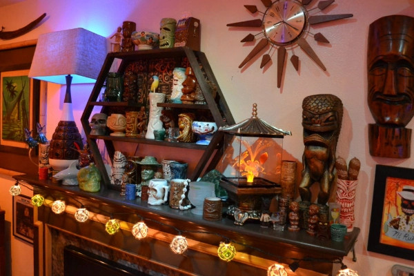 Polynesian cocktails at the Tiki Bar at The Crow’s Nest