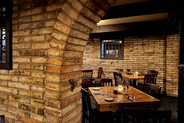 A whiskey-marinated steak from The Drover