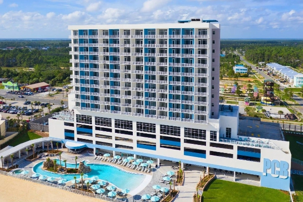A room with an ocean view at the Holiday Inn Resort