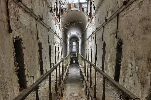 The haunting, crumbling cellblocks of Eastern State Penitentiary