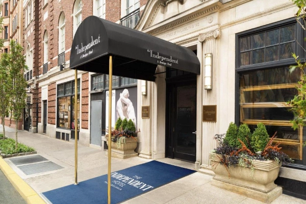 A charming, boutique-style room at The Independent Hotel