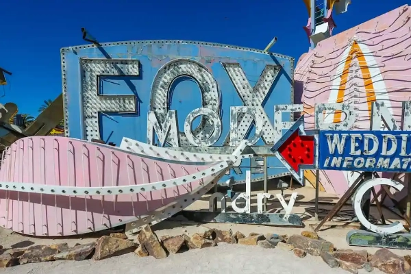 Vintage signs at the Neon Museum in Phoenix