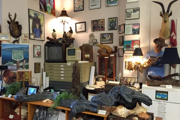 Quirky Bigfoot casts at the International Cryptozoology Museum
