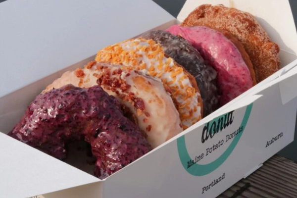 A variety of potato donuts from The Holy Donut