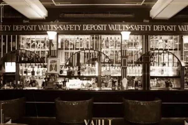 Craft cocktails at The Vault Speakeasy