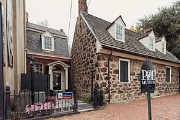 The garden at the Edgar Allan Poe Museum