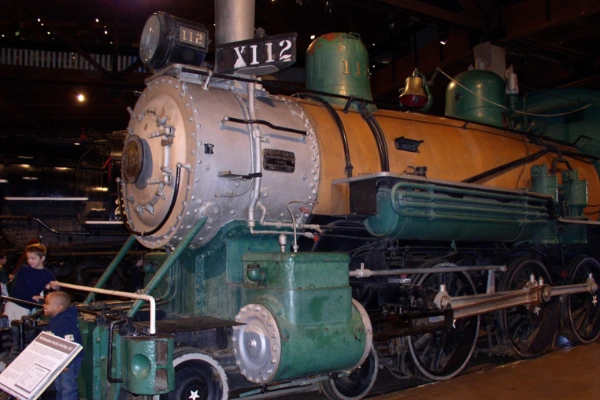 A quirky 1860s locomotive at the California State Railroad Museum