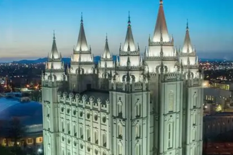 A scenic view of Salt Lake City, Utah